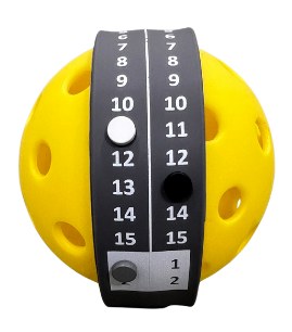 Pickleball Point Bands are the best pickleball scorekeeper, scoring band and scoreband worn on your wrist to keep score and track the server number while playing pickleball