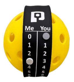 Pickleball Point Bands are the best pickleball scorekeeper, scoring band and scoreband worn on your wrist to keep score and track the server number while playing pickleball