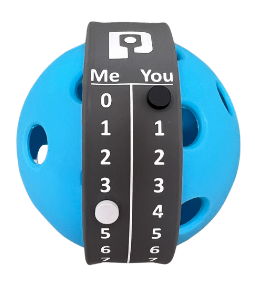 Pickleball Point Bands are the best pickleball scorekeeper, scoring band and scoreband worn on your wrist to keep score and track the server number while playing pickleball