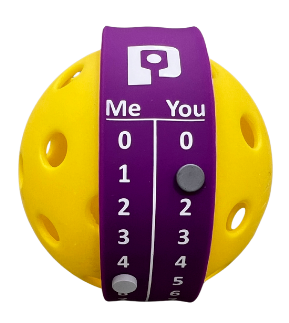 Pickleball Point Bands are the best pickleball scorekeeper, scoring band and scoreband worn on your wrist to keep score and track the server number while playing pickleball