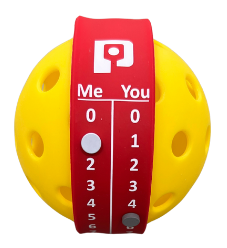 Pickleball Point Bands are the best pickleball scorekeeper, scoring band and scoreband worn on your wrist to keep score and track the server number while playing pickleball