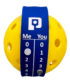 Pickleball Point Bands are the best pickleball scorekeeper, scoring band and scoreband worn on your wrist to keep score and track the server number while playing pickleball