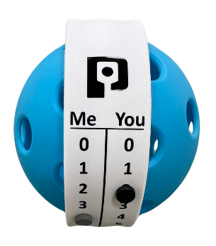 Pickleball Point Bands are the best pickleball scorekeeper, scoring band and scoreband worn on your wrist to keep score and track the server number while playing pickleball